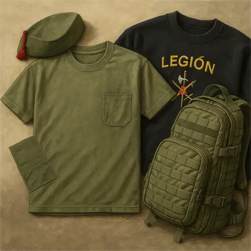 El equipamiento legionario combina tradición y funcionalidad